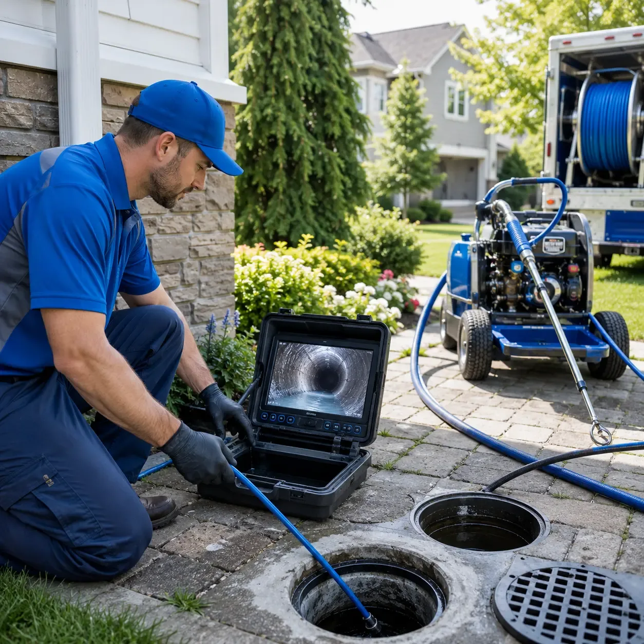 Outdoor drain cleaning professionals serving Woodsboro, MD