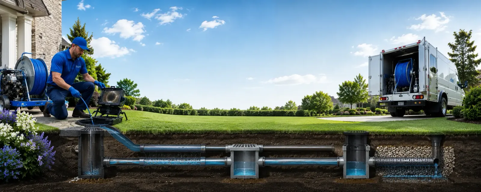 Outdoor drain cleaning information for Woodsboro, MD